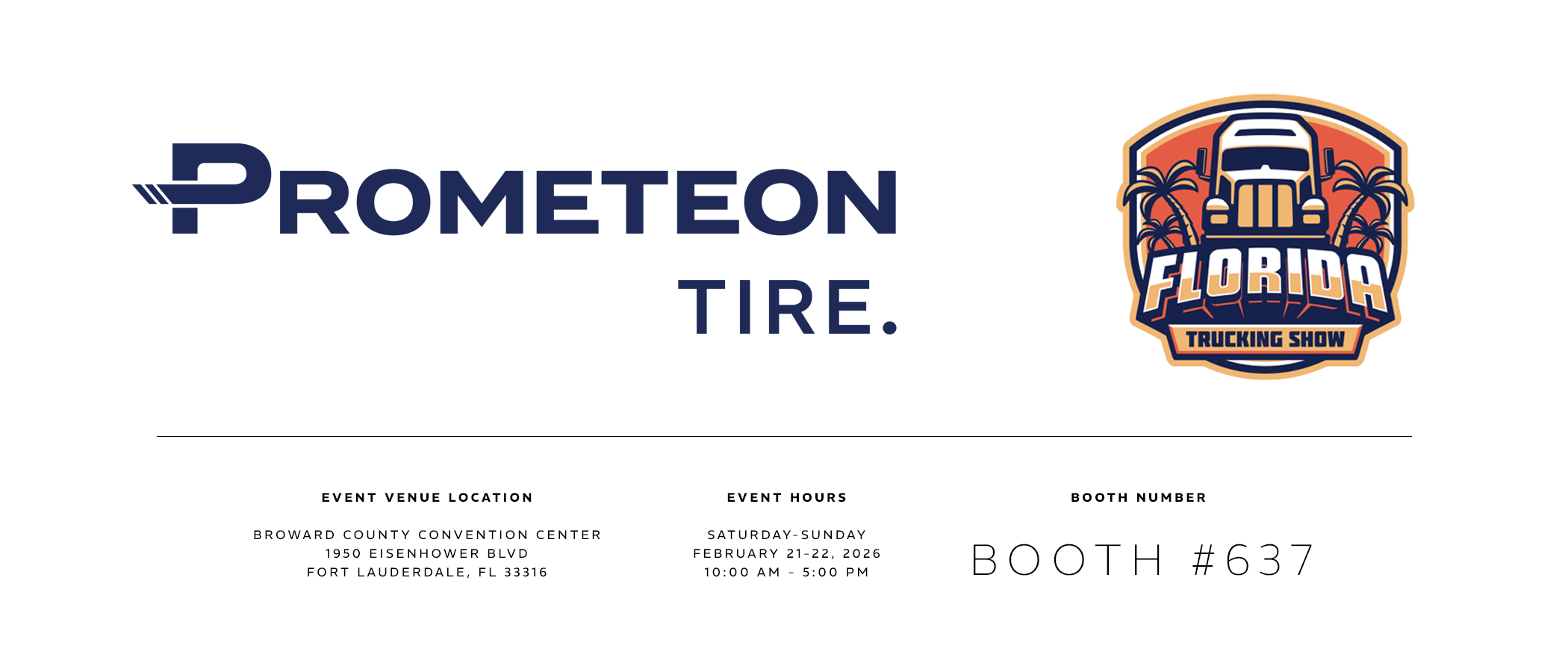 Prometeon to Exhibit at the Florida Trucking Show 2026